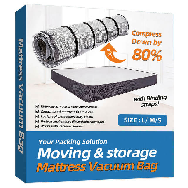 Cross-Border Mattress Vacuum Compression Bag Extra Large Thickened Sealed Latex Mattress Compression Moving Storage Vacuum Bag detail 7