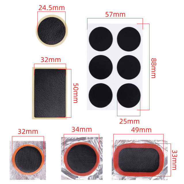 Cold Repair Glue Tire Patch Tire Quick Repair Glue-Free Tool Box Tire Lever Bicycle Tire Repair Tool Set detail 3
