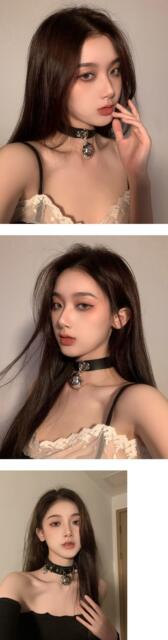 Women's Collar Bell Neck Belt Chain Neck Ring Male Clavicle Chain Neck Ring Necklace Neck Chain Neck Ring Leather One Piece detail 3