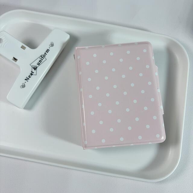 Simple Polka Dot Card Album with One Grid, 3inch Slots for Polaroid Photos, Idol Fan Storage, Korean Entertainment Small Card Holder Storage Album detail 8