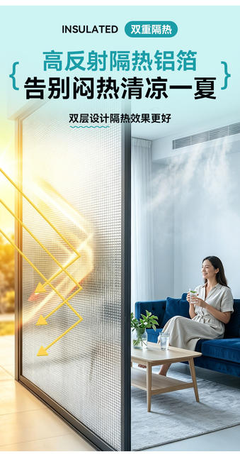 Insulation Cotton, Thermal Insulation Cotton, Sun Protection and Shading for Sunroom Roofs, Window Insulation Panels, Double-Sided Aluminum Film, Pearl Cotton detail 6