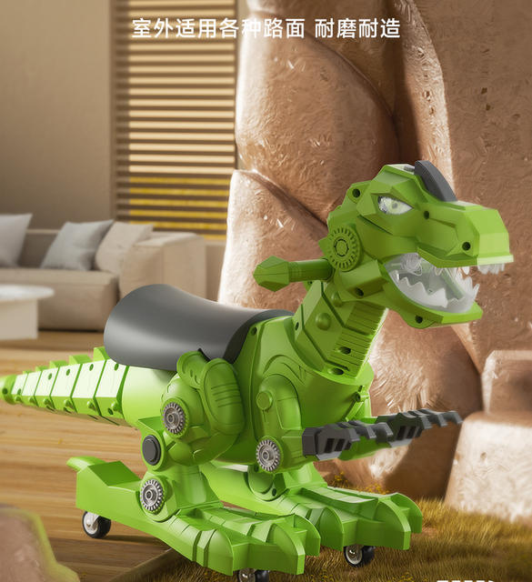Children's Dinosaur Sliding Car for 1-3 Year Old Toddlers, Anti-Rollover Ride-On Car, Electric Twist Car, Modified Version detail 12