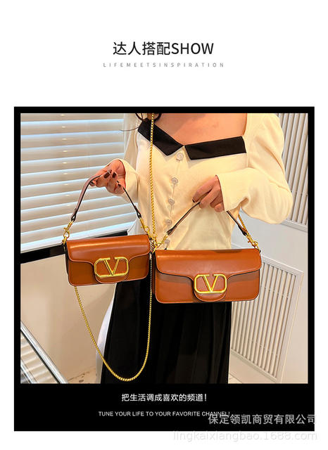 2026 New Women's Fashion Chain Bag, Solid Color Small Square Bag, Wholesale Handbag, Casual Versatile Shoulder Crossbody Bag detail 2