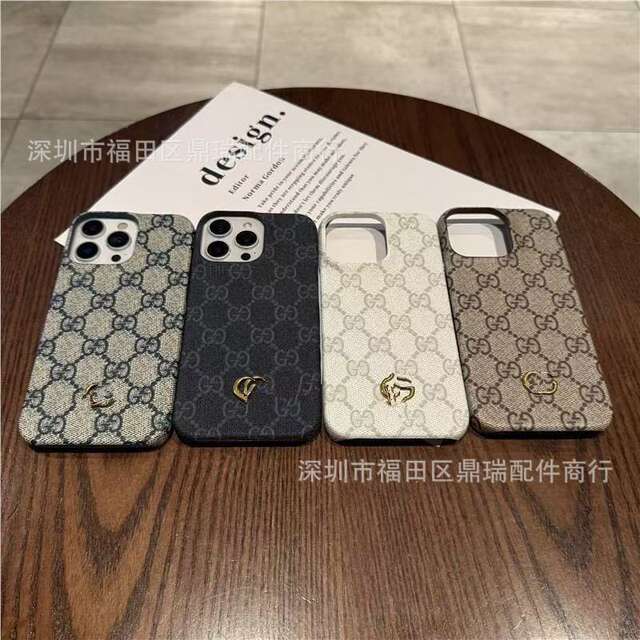 Luxury Big-Name Suitable for Iphone17Promax Mobile Phone Case Apple 15 Protective Cover 14 European and American Ins Trend Brand detail 1