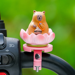 Car Ornaments Cute Cartoon Doll Windmill Electric Car Bicycle High-End Car Summer Decoration Car Decoration detail 12