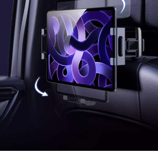 Car Rear Seat Tablet Phone Holder, Rear Seat Backrest Rotatable iPad Support Bracket, Car Interior Tablet Holder detail 4