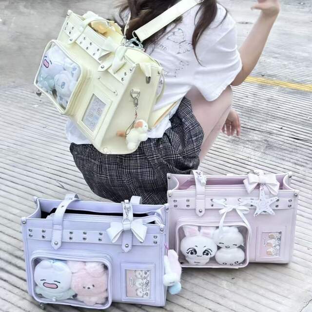 K-Pop Fan Hidden Compartment Bag for Concert, Small Snack Bag, Korean Style Single Shoulder Crossbody Backpack, New Model for Female Students detail 3