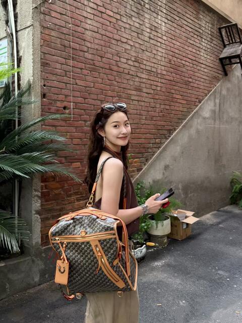 Cuisee/Cui's New Style Vintage Backpack for Short Trips, Casual Large-Capacity Unisex Bag detail 12