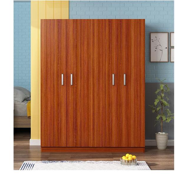 Simple Wooden Wardrobe for Home Use, Small Wooden Cabinet for Assembly, Storage Cabinet for Rental Housing, Solid Wood Furniture detail 8