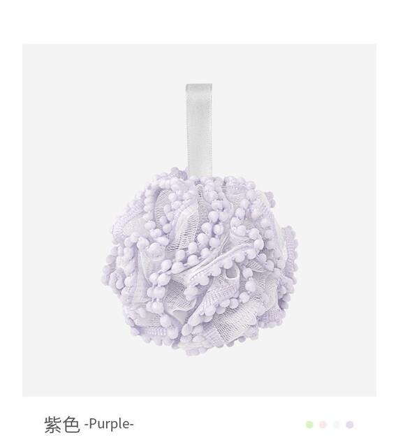 Large Bath Ball Foaming Scrubber, Bath Towel, Bath Flower Ball That Doesn'T Fall Apart, Household Bathroom Supplies, Bath Ball That Can Be Hung, Suitable for Women detail 9