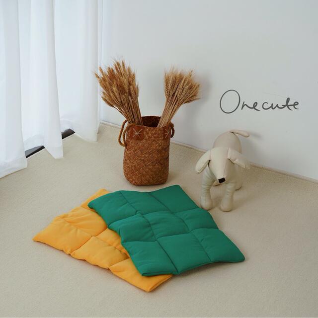 Cotton Pad, Dog Solid Color Bag Pad, Thickened Macaron Soft Pad, Lightweight and Washable detail 3