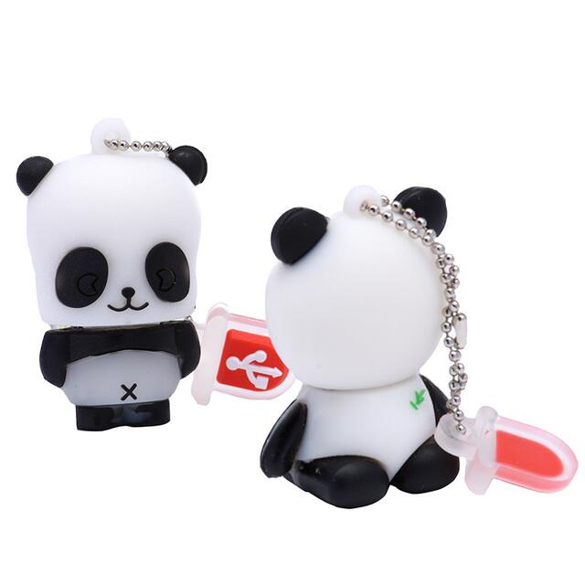 Cute Panda USB 2.0 Flash Drive - 64Gb/32Gb/16Gb/8Gb/4Gb Free Chain Gift