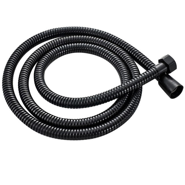 Encrypted shower hose 1.5/2 m bathroom water heater shower nozzle tube black plastic-coated explosion-proof tube detail 6