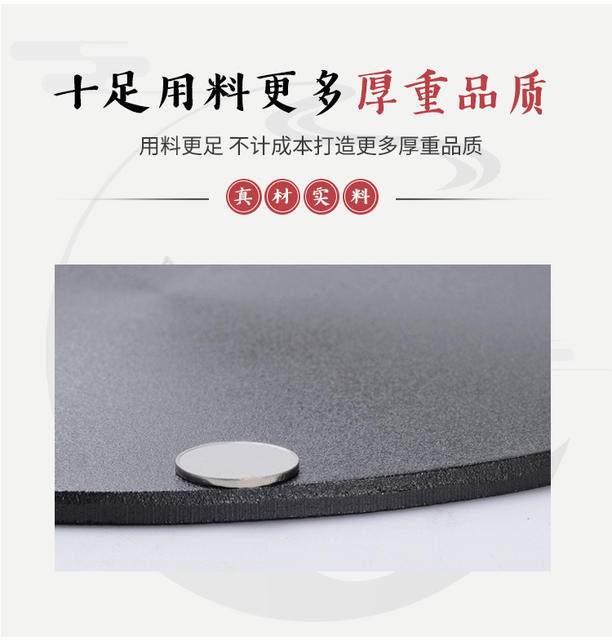 Iron Plate Thickened Cast Iron Pancake Pan Flat Bottom Pancake Pan Griddle Household Pancake Fruit Tool Pan-frying Hand-held Pancake Pan detail 5