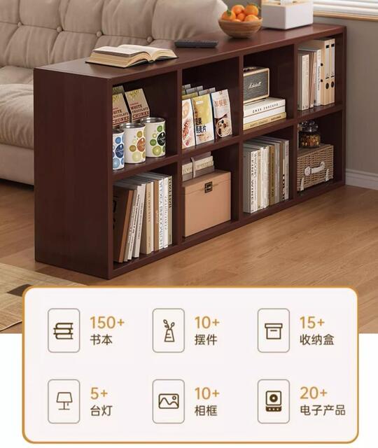 Bookshelf for Home Use, Floor-Standing Storage Rack, Modular Cabinet, Low Cabinet, Bay Window Cabinet, Storage Cabinet, Bookcase detail 4