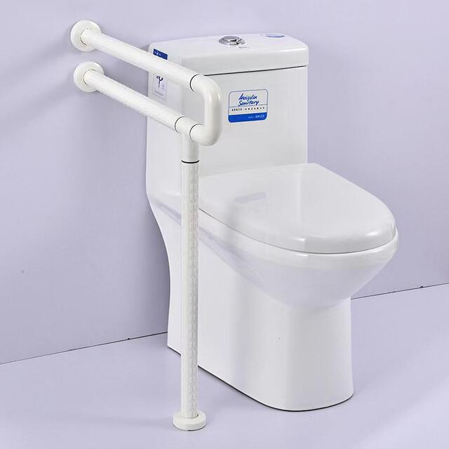 Barrier-Free U-Shaped Stainless Steel Handrails Bathroom Suitable for Aging Toilet Handrails Floor-Standing Non-Slip Handles for Pregnant Women and Disabled People detail 12