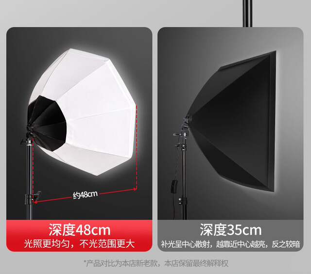 Kangying Octagonal Fill Light Live Broadcast Special Photography Light Live Broadcast Room Photo Light Soft Light Live Broadcast Professional Fill Light detail 8