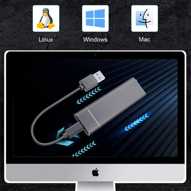 Cross-border dedicated 4TB6TB8TB mobile hard disk high-speed SSD portable and large-capacity mobile solid state disk detail 3