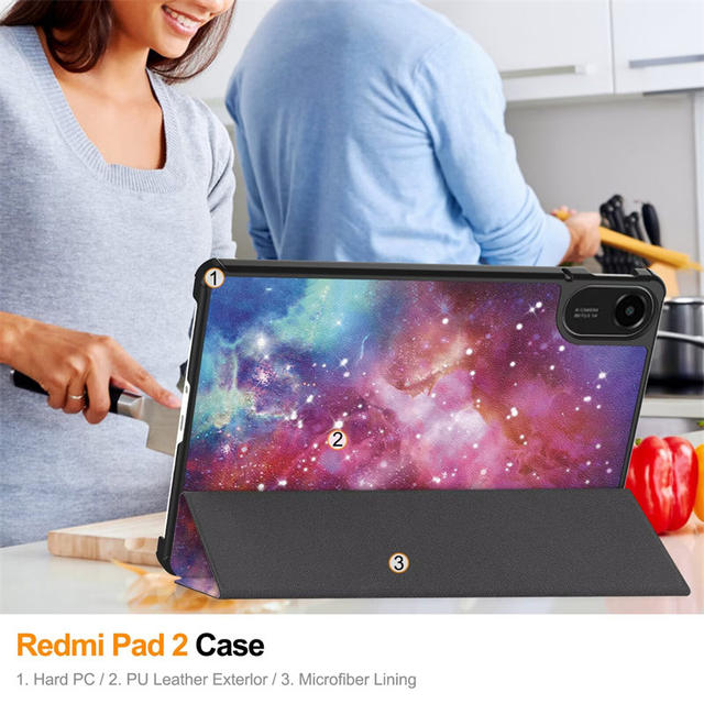 Suitable for Xiaomi Redmi Pad 2 2025 Tablet Protective Case 70% off Anti-Fall Leather Cases detail 9