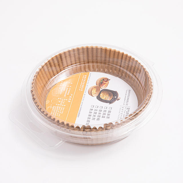 Air Fryer Special High Temperature Resistant Paper Tray Oil Absorbing Paper Food Grade Silicone Oil Paper Round Square Baking Fryer Paper detail 7