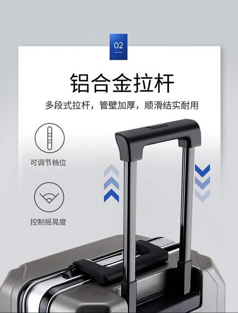 High-Looking Luggage Suitcase 20inch Business Carry-On Suitcase, Lightweight Suitcase, Trolley Suitcase for Students' Short-Distance Travel detail 7