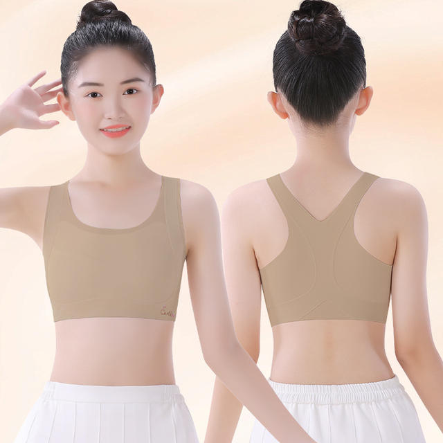 Girls' Intimates Development Period Primary School Students Junior High School Students Little Girls Vest First Stage 12-Year-Old Kidsren's Bra