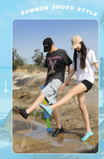 Outdoor Tracing Shoes Men's and Women's Wading Beach Shoes Five Fingers Barefoot Shoes Diving Quick-drying Swimming Shoes Fitness Cycling Shoes detail 2