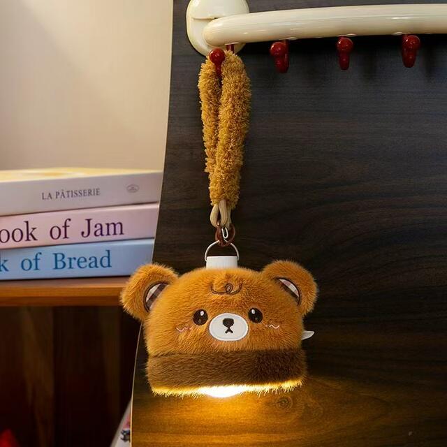 Cute Cartoon Plush Hanging Lamp Dormitory Bedside Night Light Creative Animal Doll Lamp Bag Pendant Children's Gift detail 5