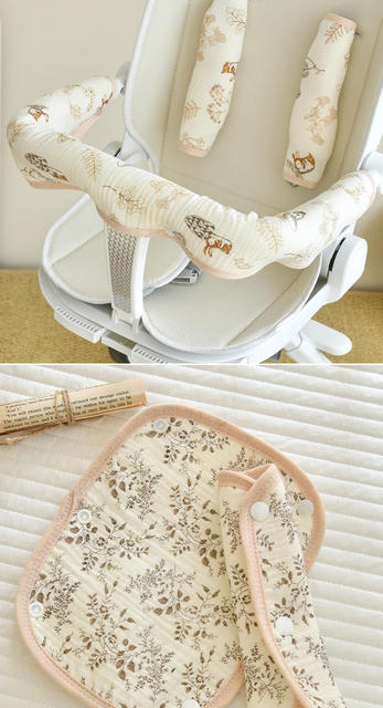 Baby stroller accessories front hand gloves anti-dirty handle protection children's car guardrail baby detachable saliva towel detail 10