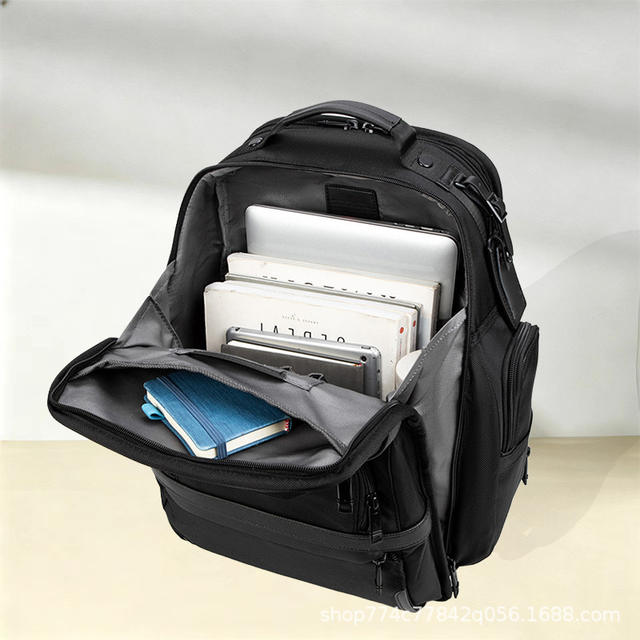 Alpha 3 Series Men's Business Ballistic Nylon Waterproof Computer Backpack Backpack Light Luxury detail 4