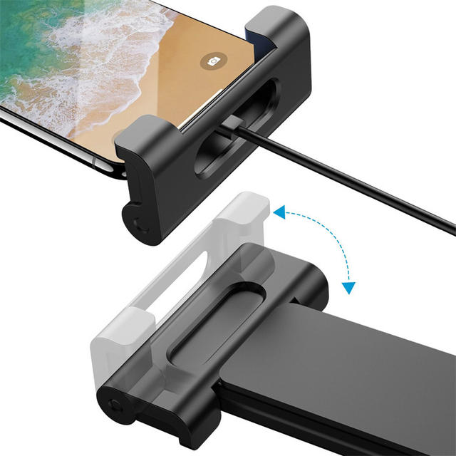 Cross-Border Popular Car Rear Pillow Holder Mobile Phone Tablet Car Rear Seat Mobile Phone Stretch Telescopic Holder detail 6