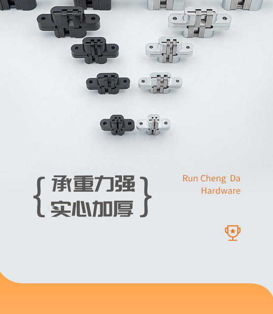 Invisible Hinge Cross Hinge Concealed Door Wooden Door Concealed Hidden Three-Dimensional Adjustable Door Hinge Zinc Alloy Concealed Hinge detail 2