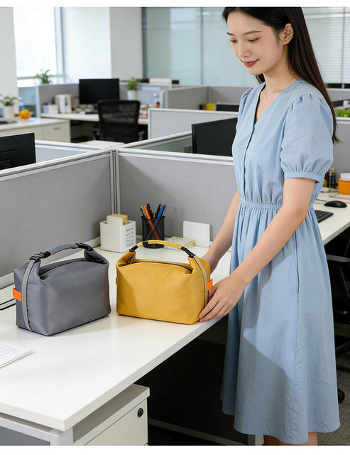 Cross-Border Lunch Box Bag, Portable Insulated Bag, Bento Bag, Thickened Aluminum Foil Waterproof Insulated Bag, Outdoor Picnic Bag detail 7