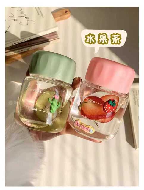 Customized High-Quality Trendy Chubby Milk Shaker Cup Made of High Borosilicate Glass, Gift Cup, Coffee Cup detail 3
