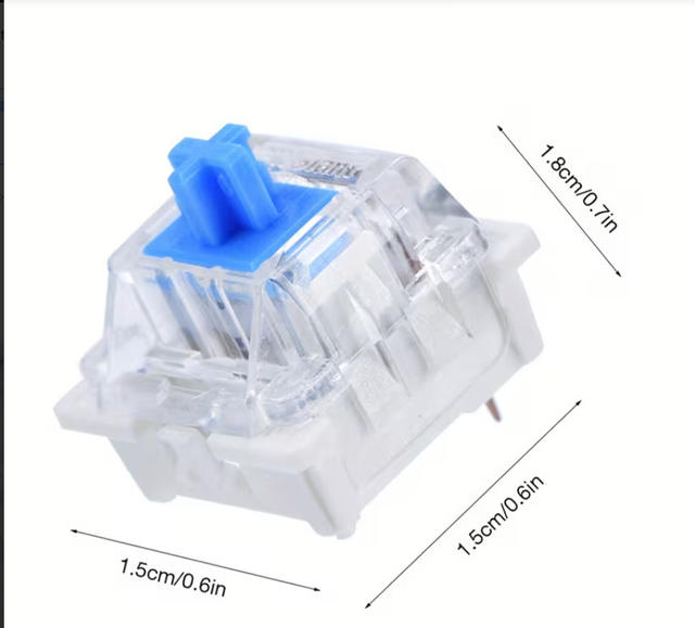 ITLY customized mechanical keyboard cross shaft body yellow shaft green shaft black shaft tea shaft red shaft hot plug replacement shaft welding detail 10