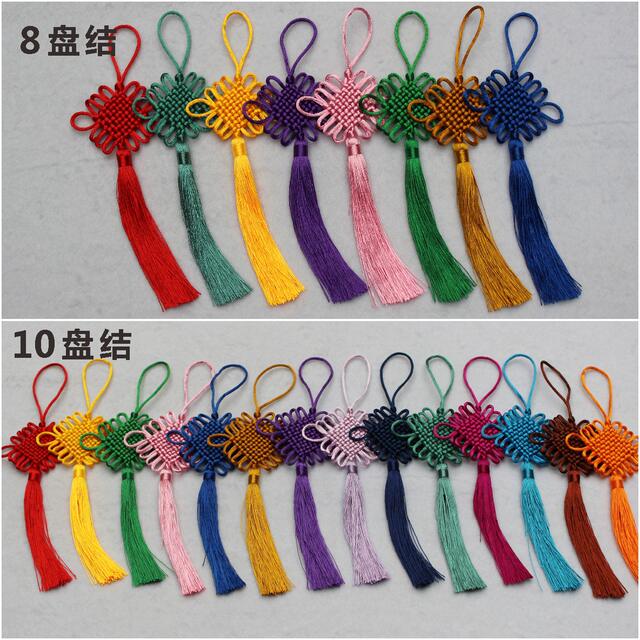 Chinese Knot Pendant Line 5 8 Plate Fang Sheng Knot Rope Hanfu Lantern Small Door Handle New Year Craft Gift Hanging Spike detail 9