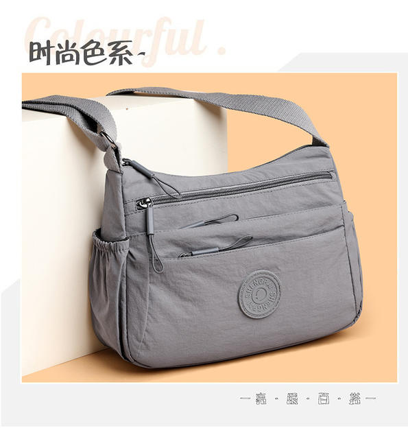 (with Laminated) New Multi-Compartment Casual Lightweight Shoulder Crossbody Bag, Fashionable Work Clothing, Simple for Middle-Aged and Elderly Mothers detail 10