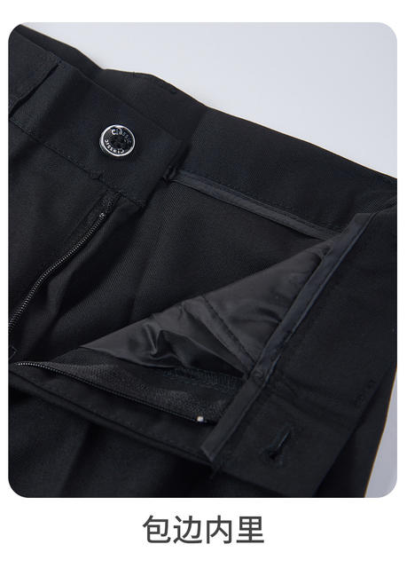 Children's Trousers Boys Black Suit Pants for Middle and Large Children and Primary School Pants White Trousers dark blue School Uniform Pants detail 8