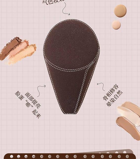 Magic Axe Magic Pen Beauty Sponge, Dual-Use for Dry and Wet Application, Does Not Absorb Foundation, Specially Designed for Base Makeup, Brightening and Concealing Powder Puff detail 9