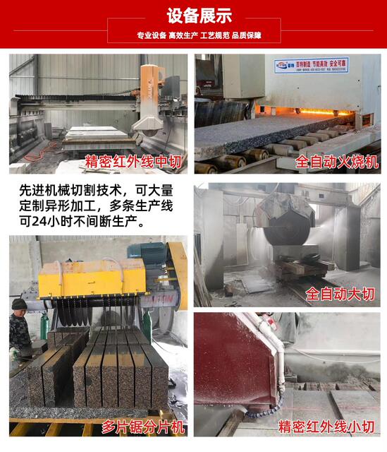 Granite Curb Stone Road Flat Stone Sesame Gray Side Stone Road Diversion Curb Stone Sesame White Side Track detail 9