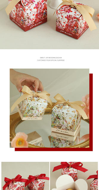 Wedding gift candy box wedding candy box candy packaging box high sense small fresh candy bag wholesale detail 9
