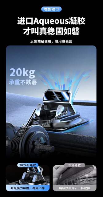 Longqi Car Mobile Phone Holder Car Navigation Car Special Instrument Panel Traceless Anti-Slip Mat Holder Dropshipping detail 3