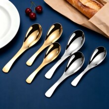 Thickened Stainless Steel Spoon, High-Quality Household Children's Small Soup Spoon, Large Rice Spoon, High-End Chinese-Style Daily Tableware from Jieyang detail 3
