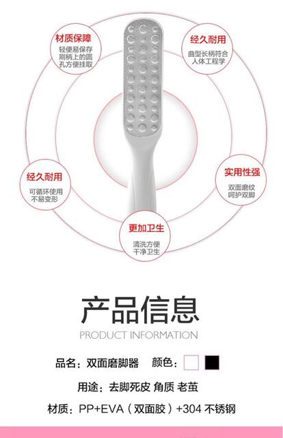 Foot Grinding Tool to Remove Dead Skin, Foot Scrubbing Board, Sole and Heel Pedicure Stone to Remove Calluses, Cuticle Scraper, Foot Grinder detail 7