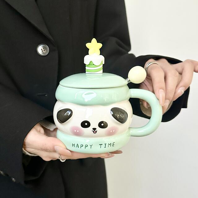 High Yan Value Girl's Heart Birthday Gift Piggy Cup for Male and Female Friends Couple Sisters Children's Gift Accompanying Gift detail 12