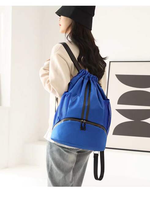 Basketball Bag, Swimming Bag, Dry and Wet Separation, Women's Storage Bag, Sports Backpack, Training Fitness Drawstring Backpack, Men's Backpack detail 12