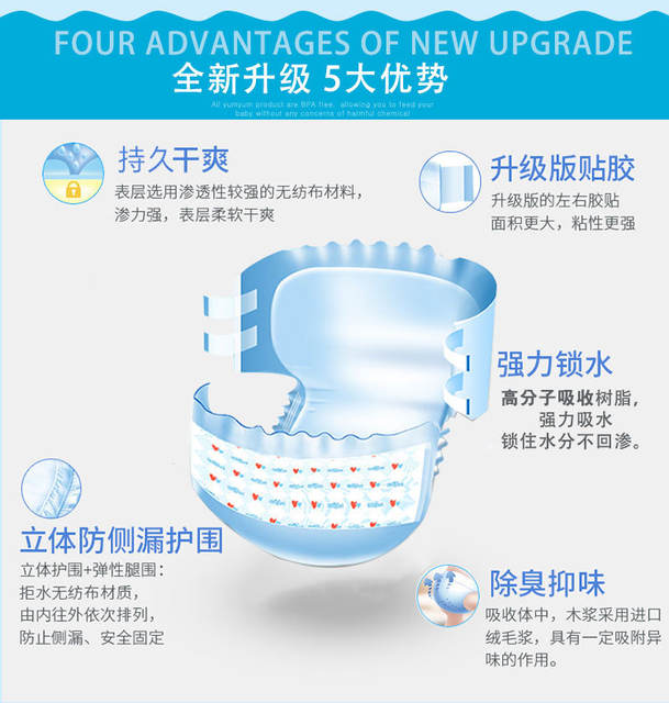 Qianzhiya diapers for the elderly large size adult diaper L elderly diaper pad male diaper pad female nursing pants detail 2