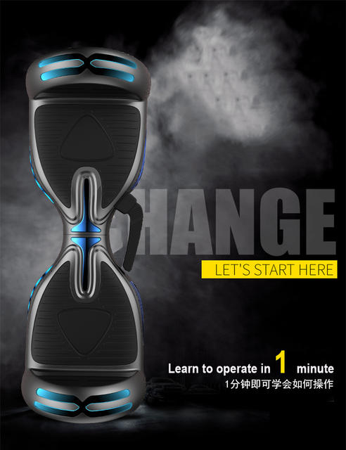 Children's self-balancing car 8 inch torsion car electric scooter two-wheel balance car adult somatosensory scooter blue detail 5