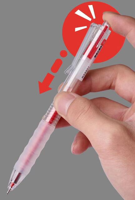 Homework artifact red pen 0.5 quick-dry teachers correcting special error correction students ST press red gel pen wholesale detail 6