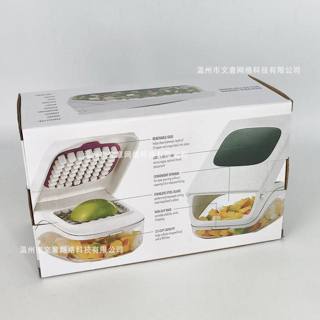 Fruit and Pepper Cutter, Vegetable and Onion Chopper, Kitchen Utensil with Multiple Functions, Potato Dicing Machine, Multi-Functional detail 2